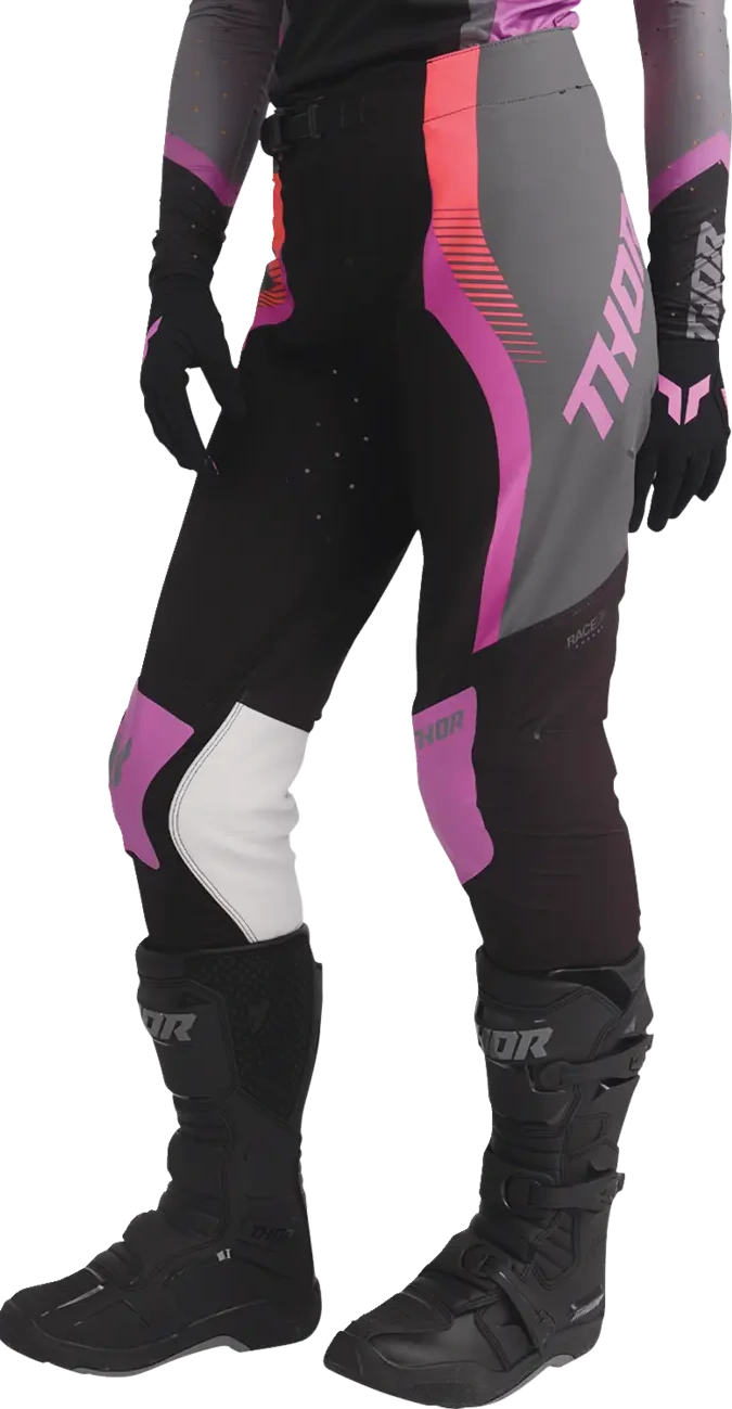 PANT WMN SPORTMODE VELOCITY BLK/ORCH 1/2