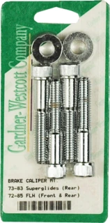 Caliper bolt kit, banana. allenhead