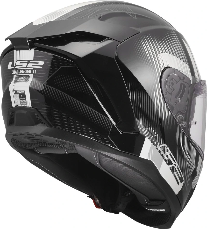 LS2 FF817 CHALLENGER II NITRO Helmet - Black Grey, 3XL