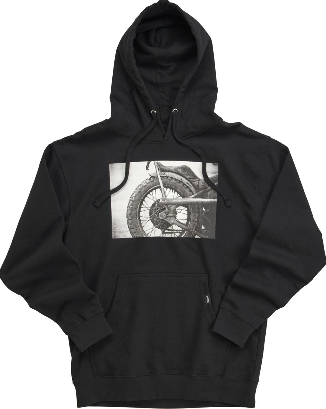 Biltwell Mud Bog pullover hoodie, Black, S