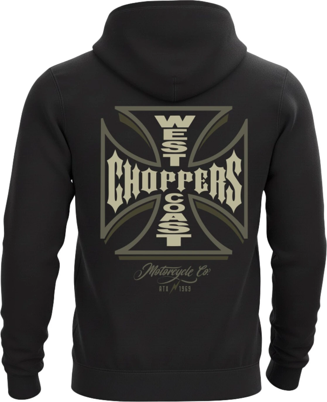 WCC Gangscript Zip hoodie, Black, S