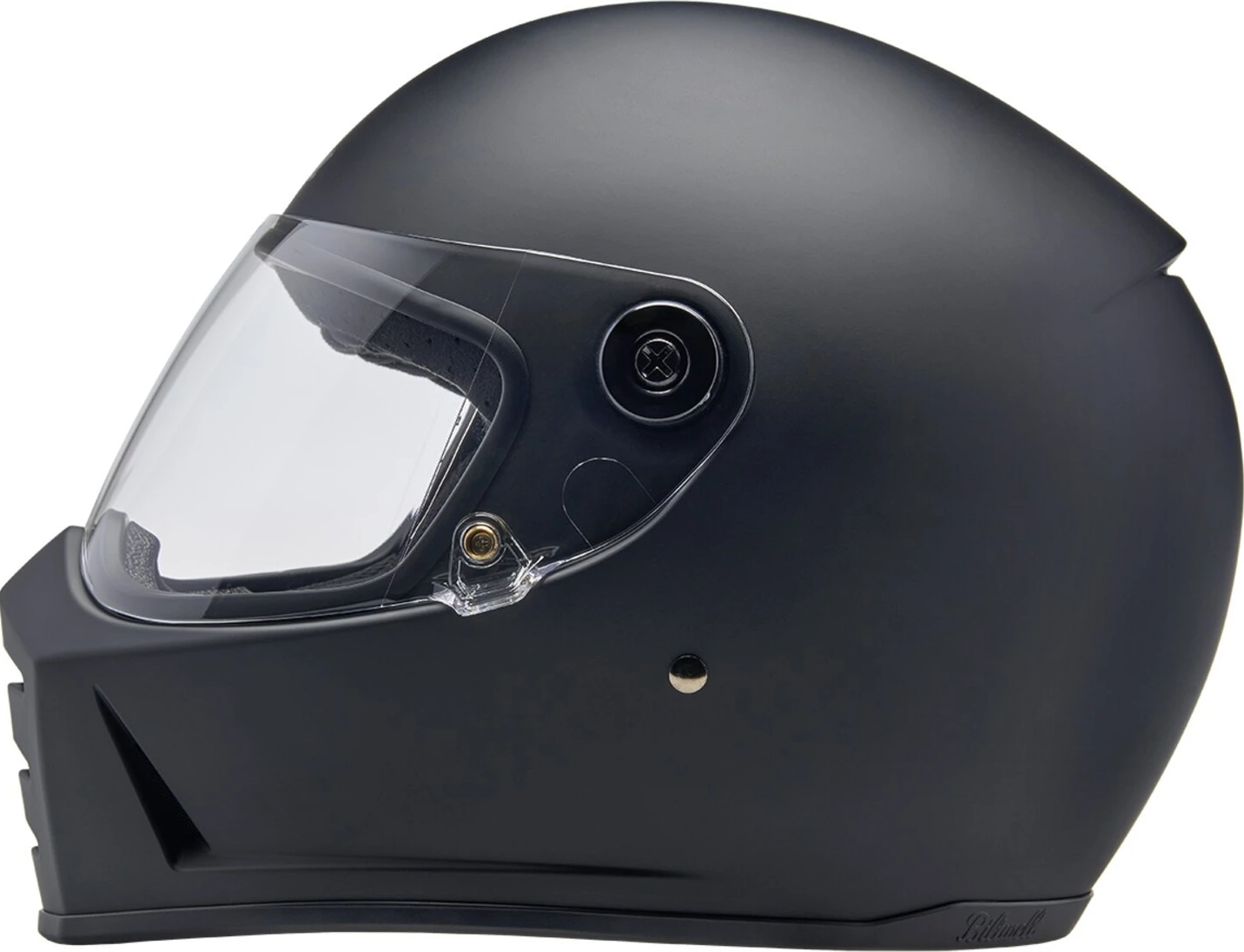 Biltwell Lane Splitter helmet, Black, S, flat