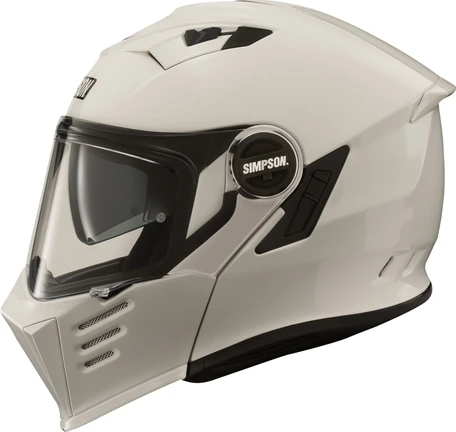 SIMPSON Helmet Darksome 06 solid white, S
