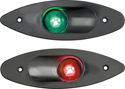 Osculati Built-in ABS navigation light red/black