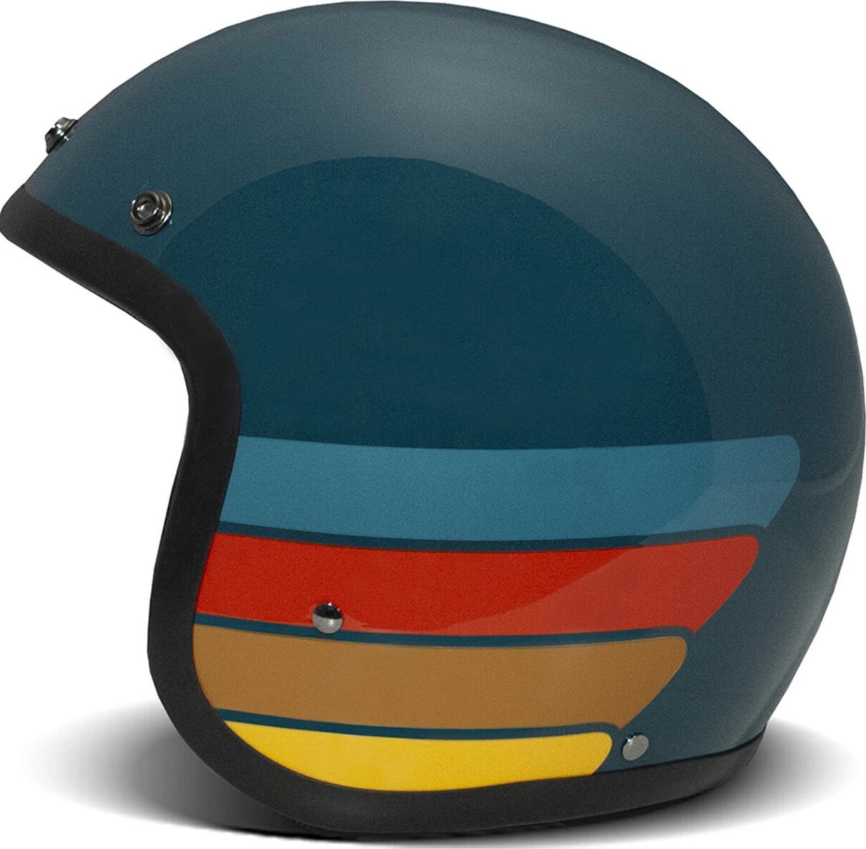 DMD Retro helmet Petrolhead, Blue, S, Gloss