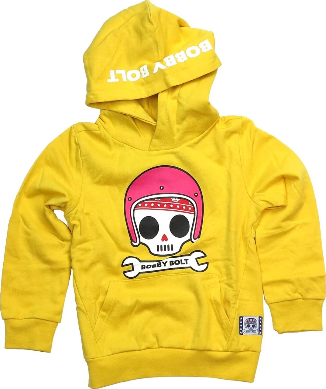 Bobby Bolt Bibbi hoodie yellow, 110/116