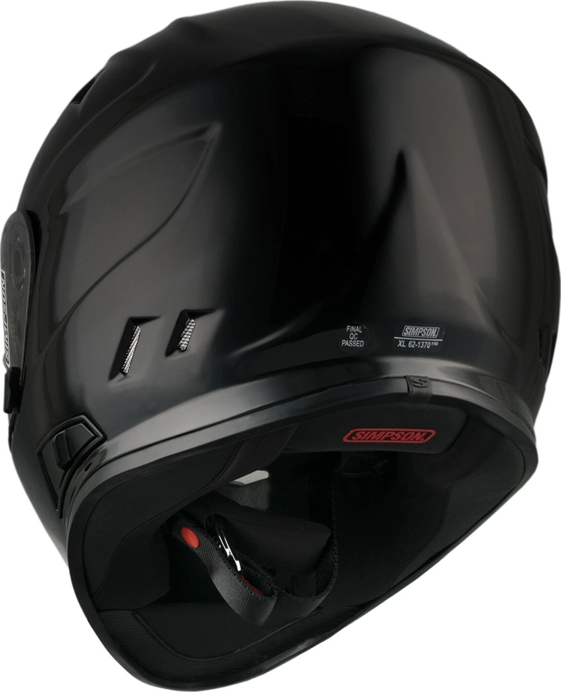Simpson Venom helmet, black metal, XS, Gloss