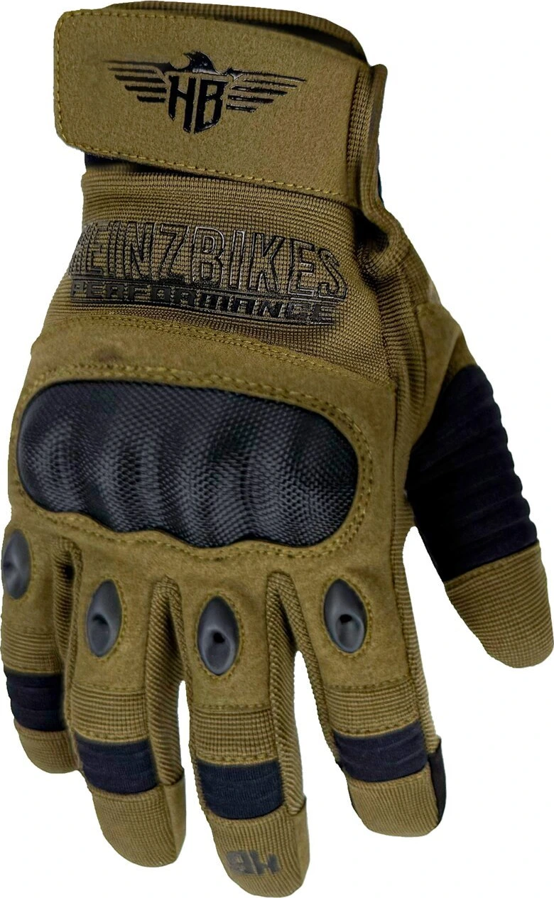 HeinzBikes Tactical pirštinės alyvuogių žalios, L