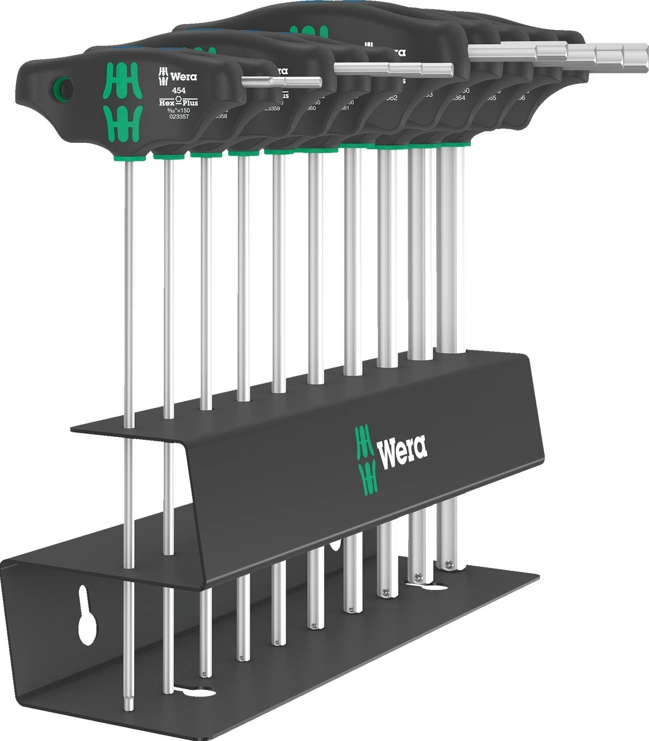 Wera screwdriver set T-handle Hex plus inches, 7 pieces