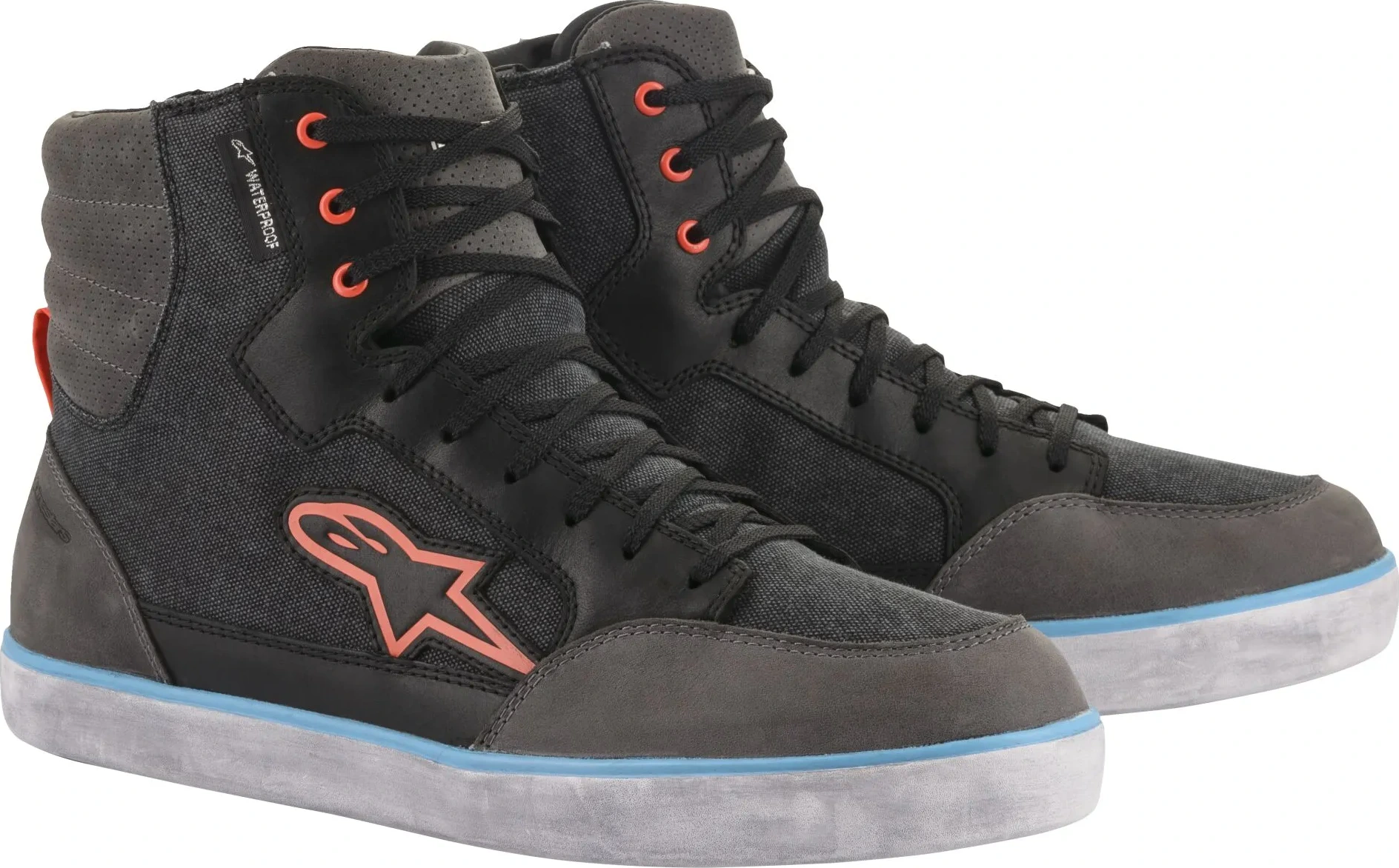 SHOE J-6 WP BK/GY/BL 8