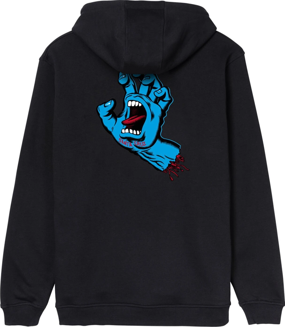 Santa Cruz Screaming Hand Chest hoodie, Black, M