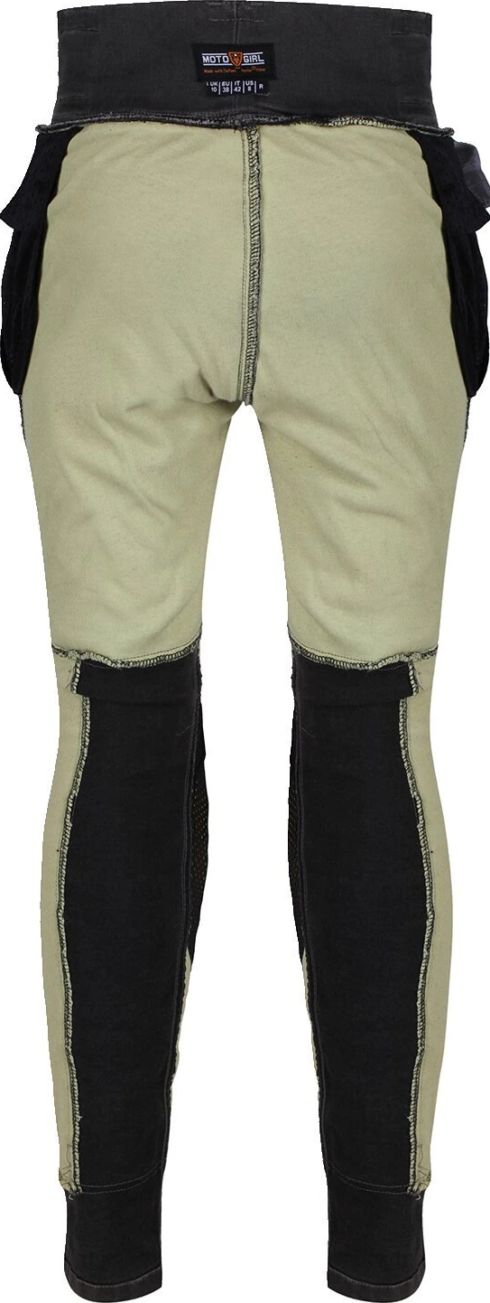 Motogirl Melissa jegging, Blue, 44