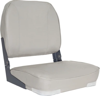 OS DELUXE FOLD DOWN SEAT UPHOLSTERED GREY