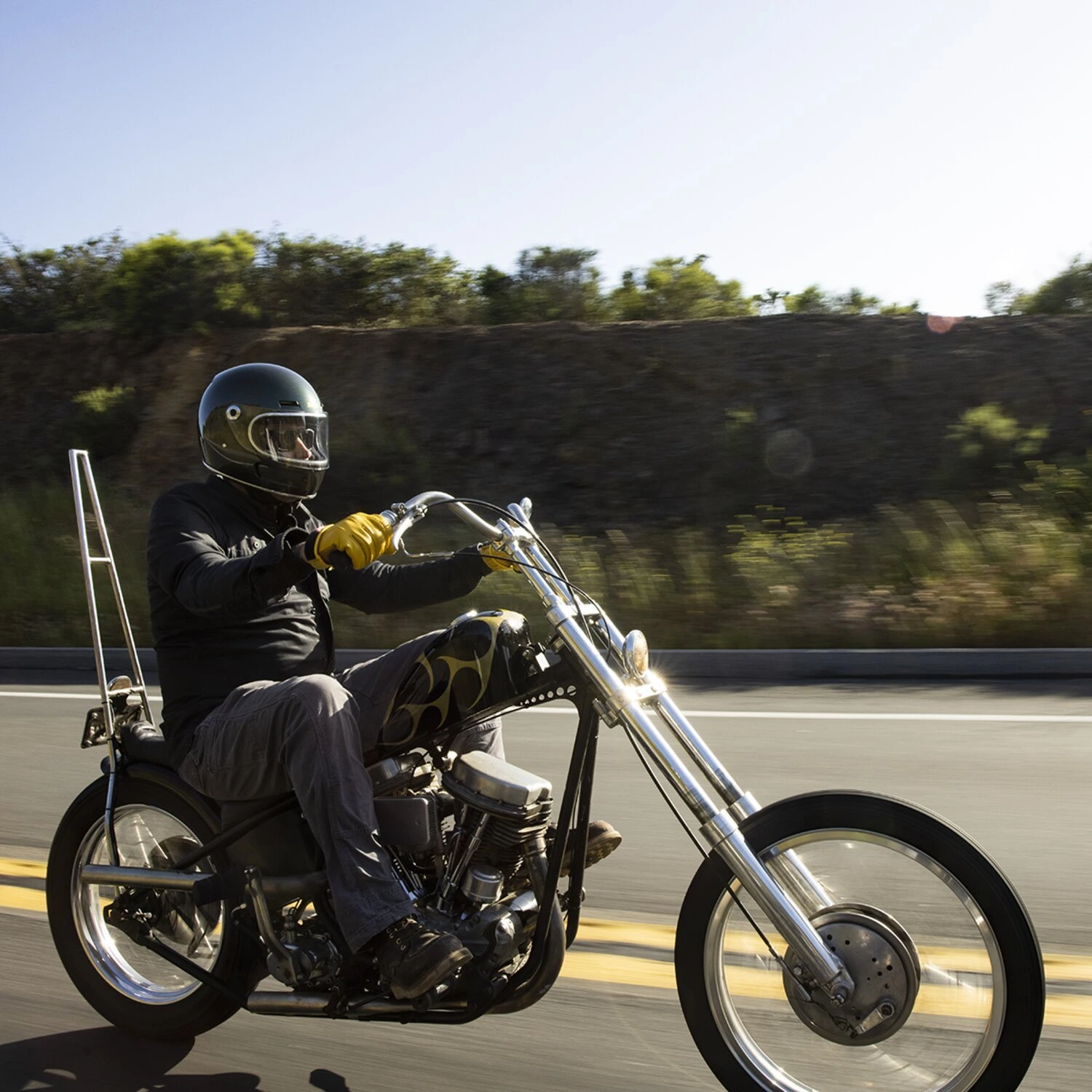 Biltwell Gringo SV helmet, sierra Green, Green, S, Metallic