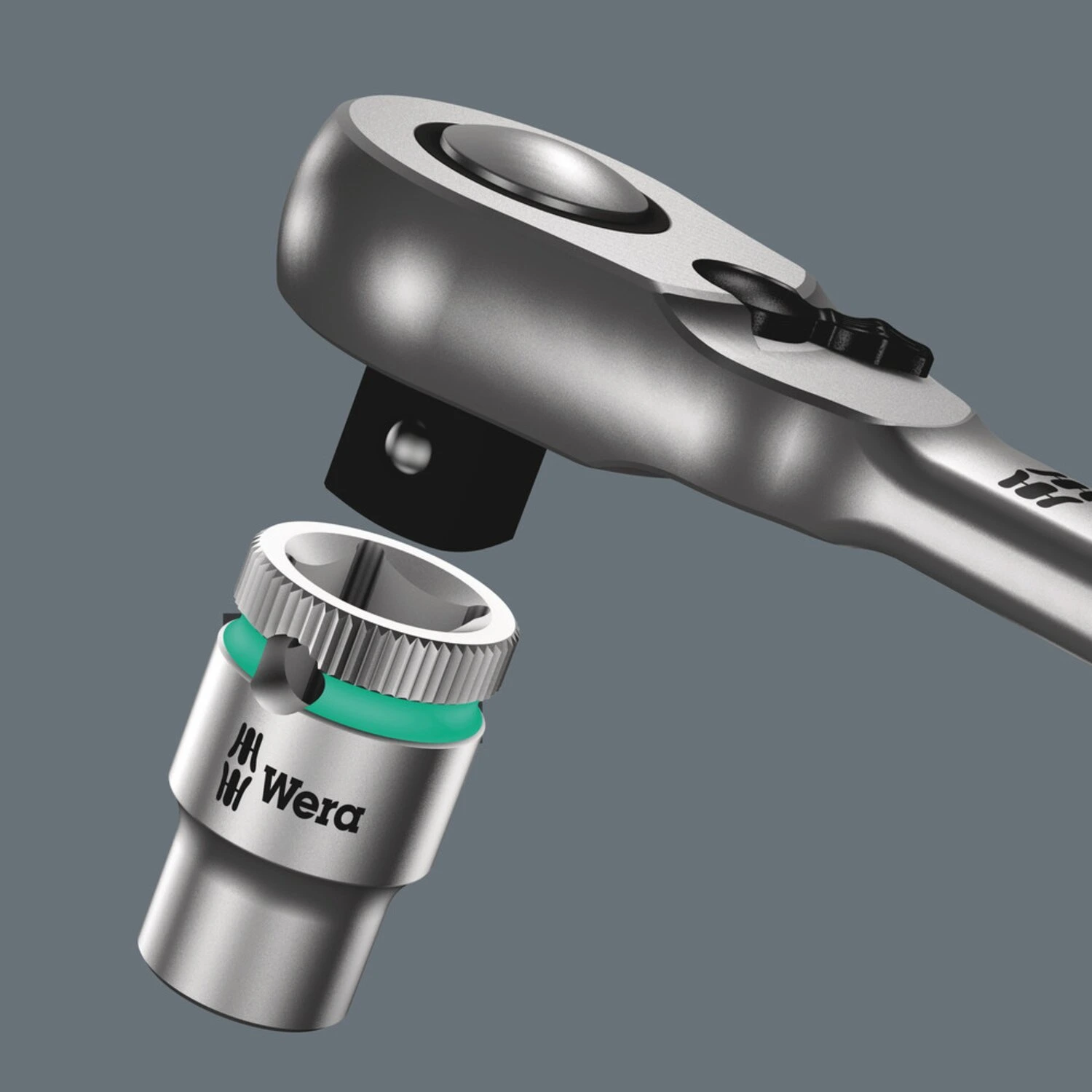 Wera Zyklop metal ratchet 3/8" drive, 222 mm