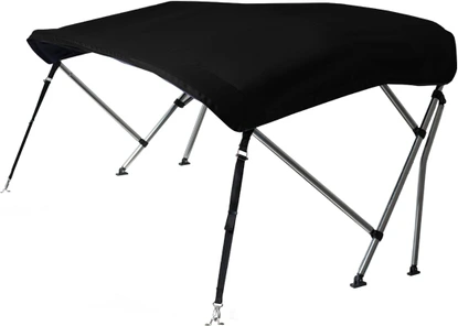 OS WHITEWATER PRO BIMINI 1.9 - 2.1M BLACK SUNBRELLA
