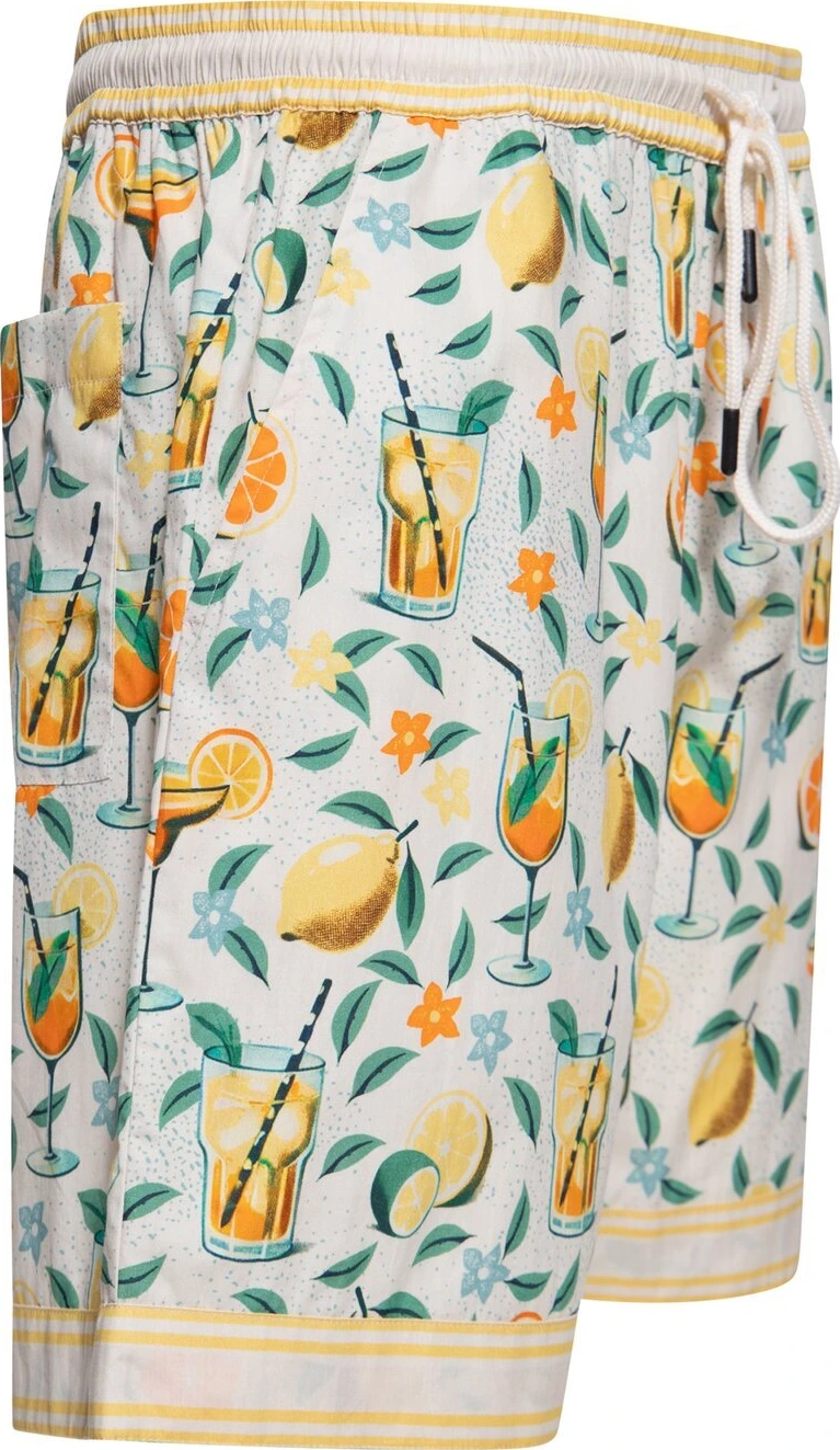 King Kerosin Citrus Cocktail short, creme Beige, 2XL
