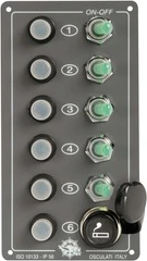 5 switches panel + lighter