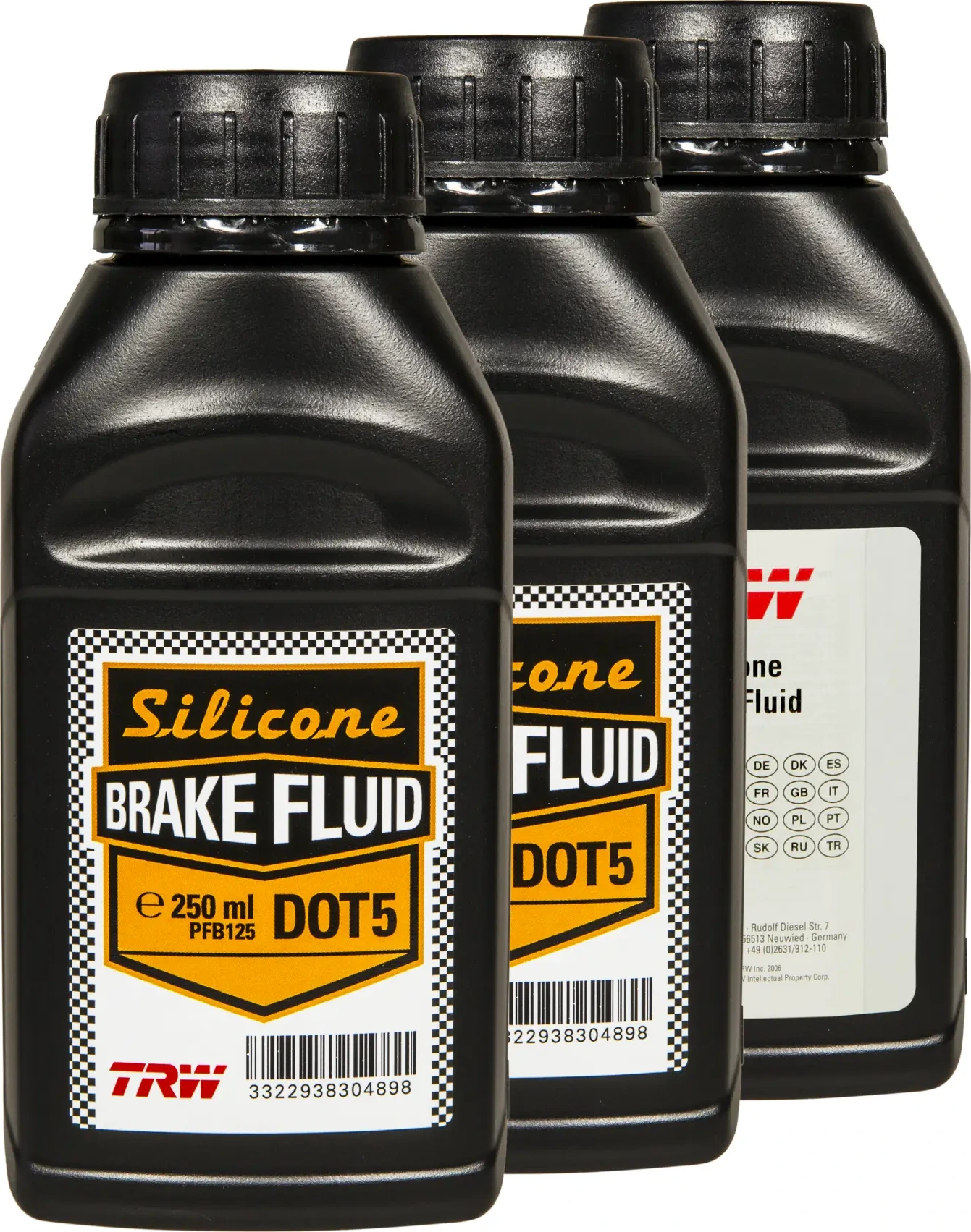 BRAKEFLUID TRW DOT 5 SILICONE 250ML