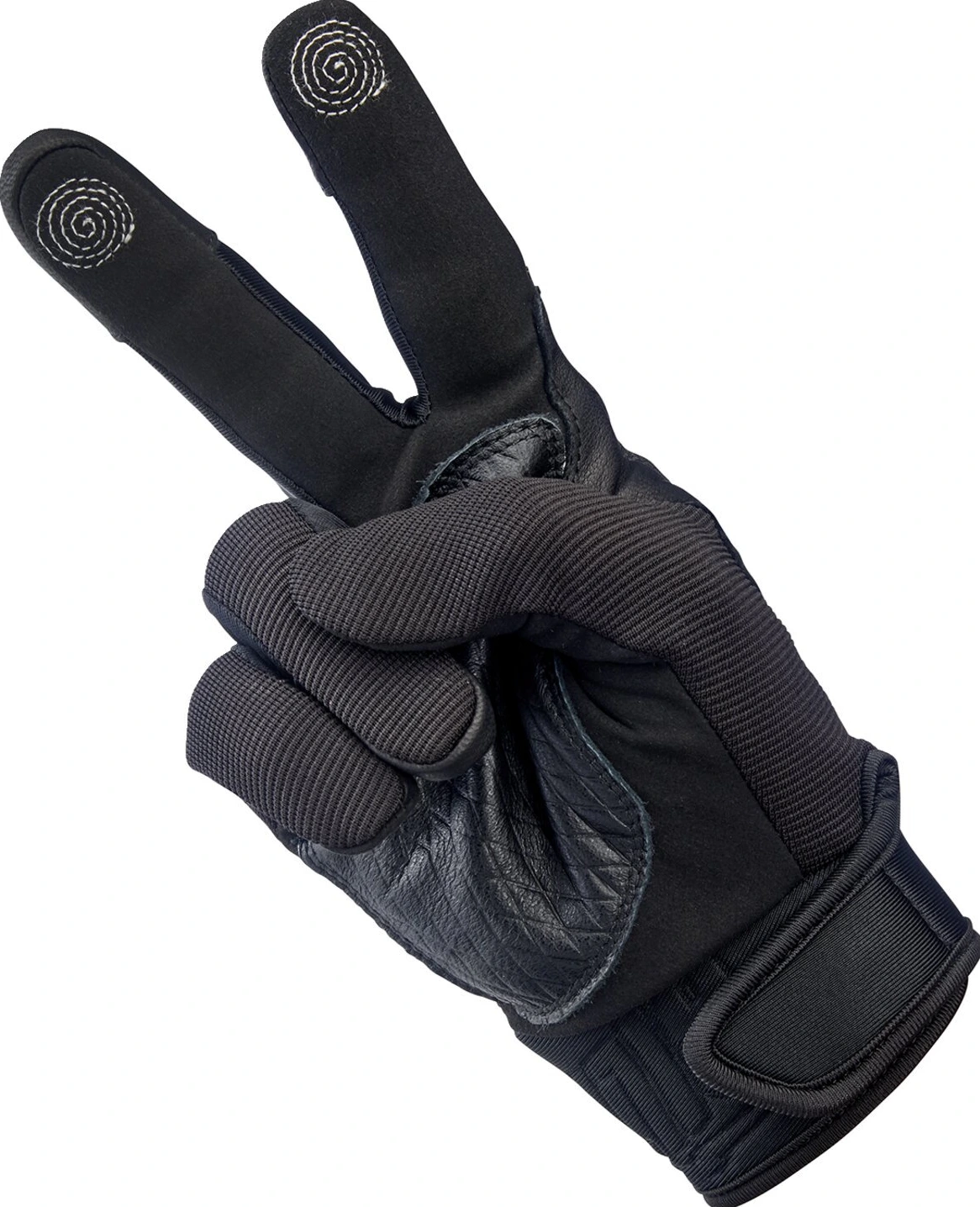 Biltwell Baja gloves, black out, XS