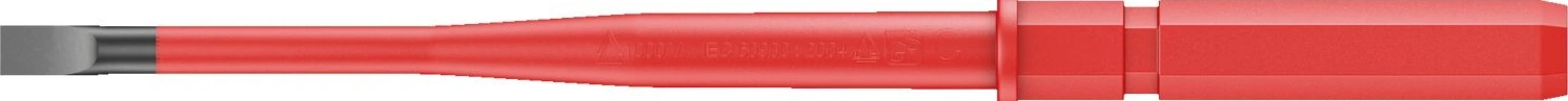 Wera compact inter-changeable screwdriver shaft slotted, Black, 154 mm