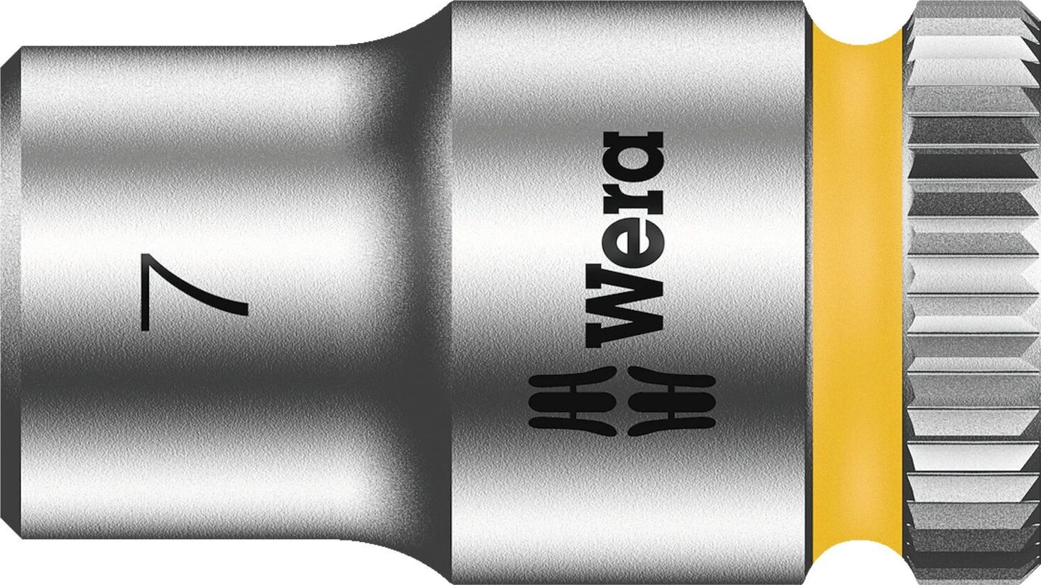 Wera Zyklop 1/4" socket - Metric 7.0, 7 mm, Chrome