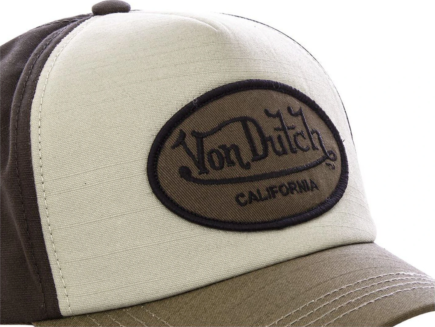 Von Dutch Permament cap 3-coloured marron 1