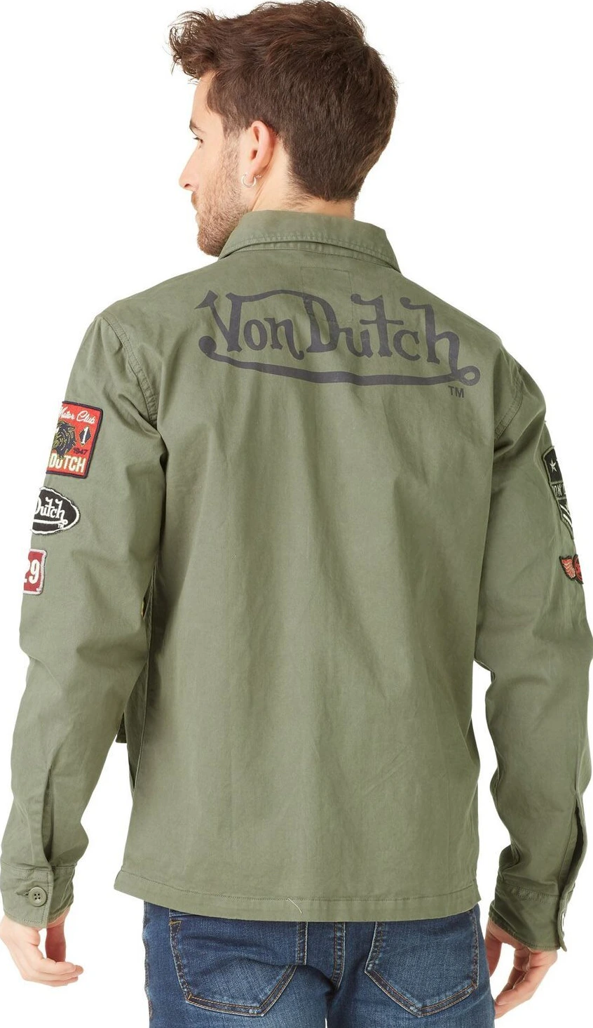 Von Dutch Rebel shirt green