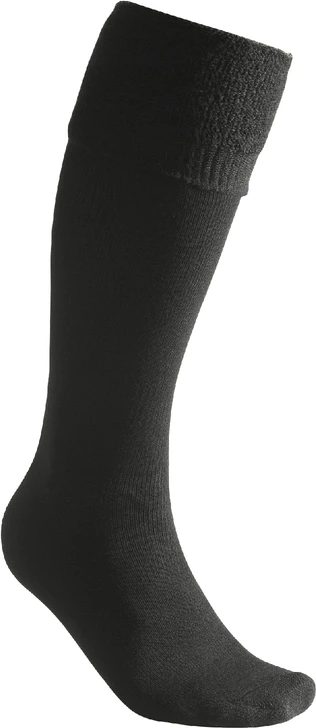 Woolpower Socks Knee-high 400 Merino black, 36-39