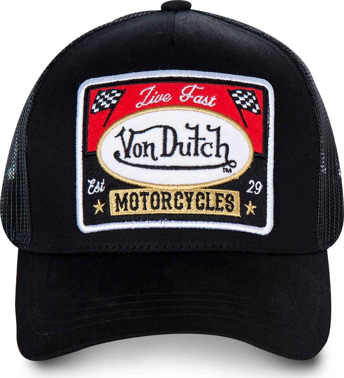 Von Dutch baseball cap, Black