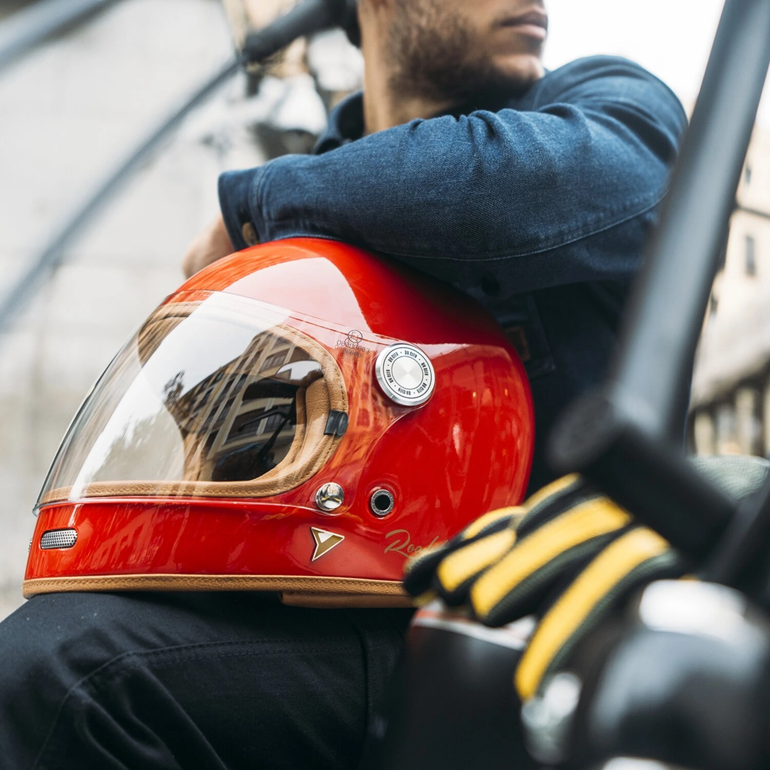By City Roadster II helmet red, M, Gloss