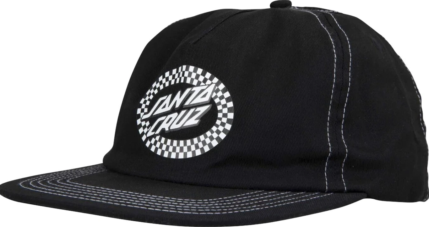 Santa Cruz Collage Oval Dot snapback, Black