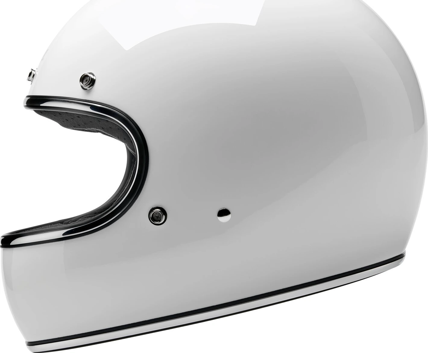 Biltwell Gringo helmet, White, XS, Gloss