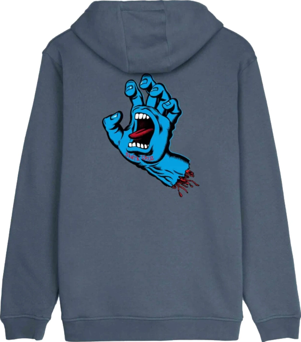 Santa Cruz Screaming Hand Chest hoodie storm gray, L