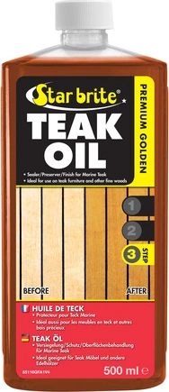 Star brite Premium Golden Teak Oil - Step 3 500ml