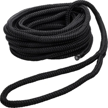 Qvarken Mooring Rope Dockline with eye 10mm 6m black