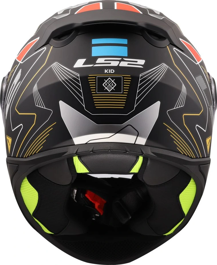 LS2 FF812 KID ZERO Helmet - M, Grey Red