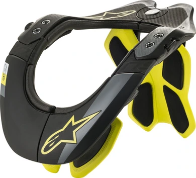 Alpinestars Bionic Neck Support Black/Yellow, XS/M