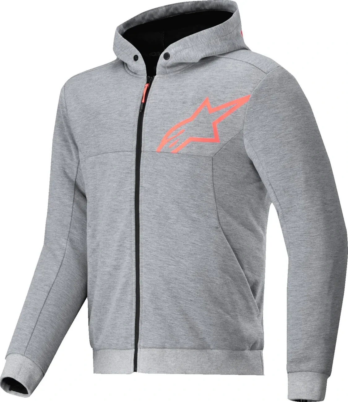 JACKET/HOODIE CHROME V2 GRY/RED S