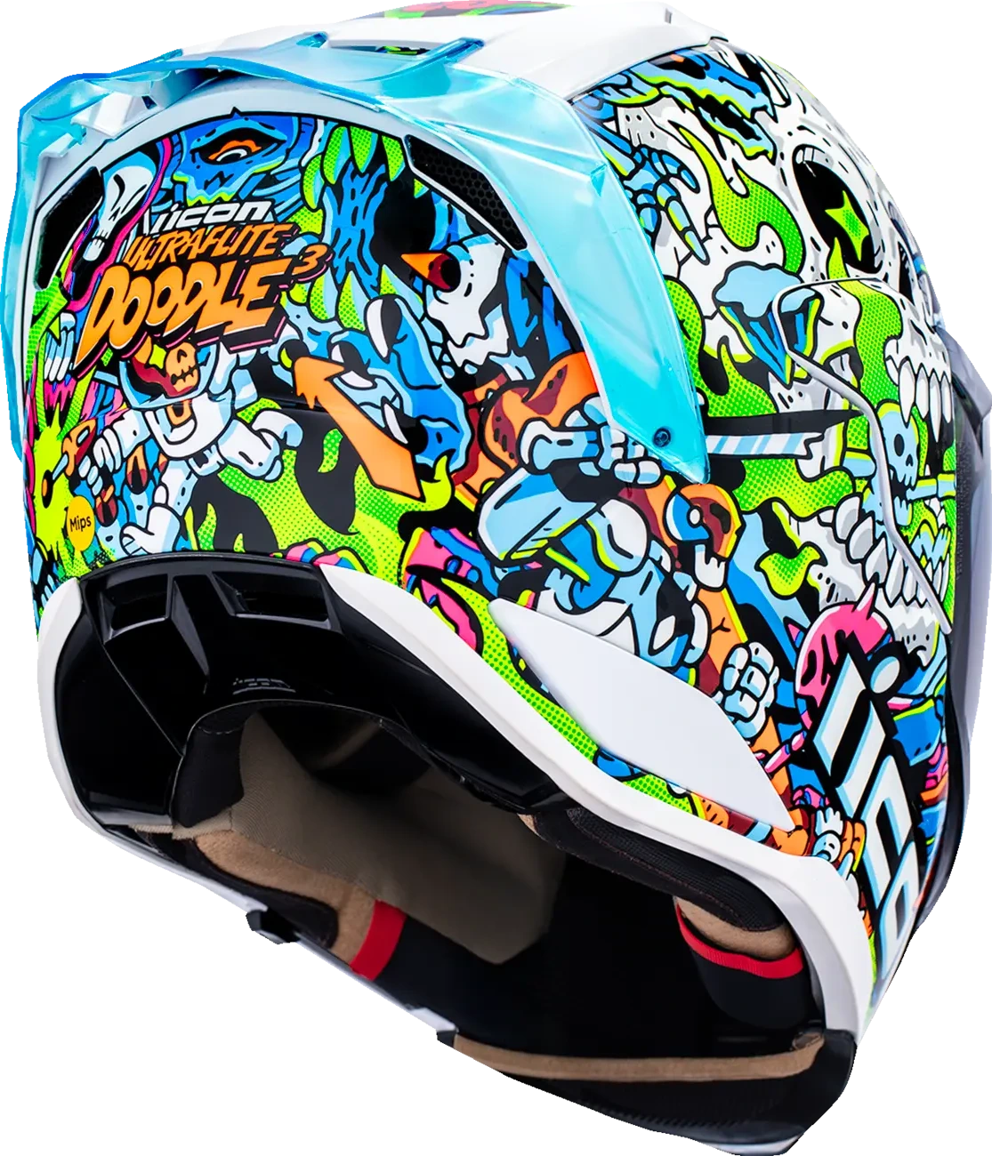 HELMET ULTRAFLITE DOODLE 3 BLUE XS