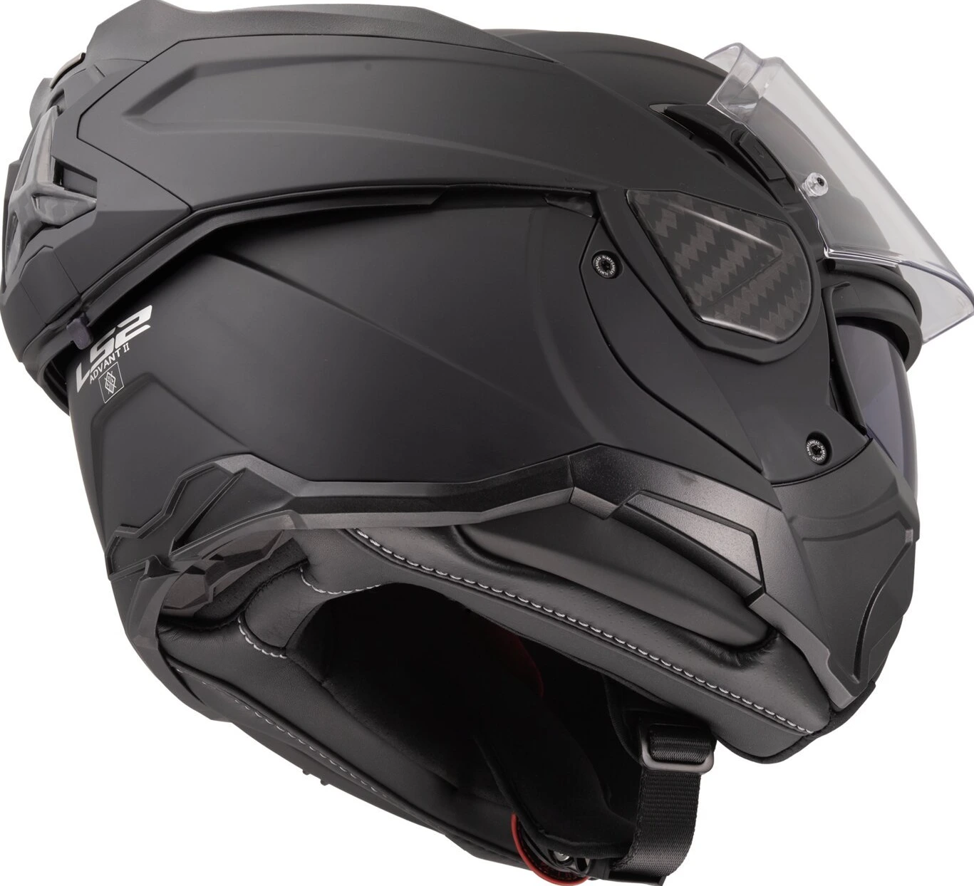LS2 Advant II Solid helmet, Black, S, matt