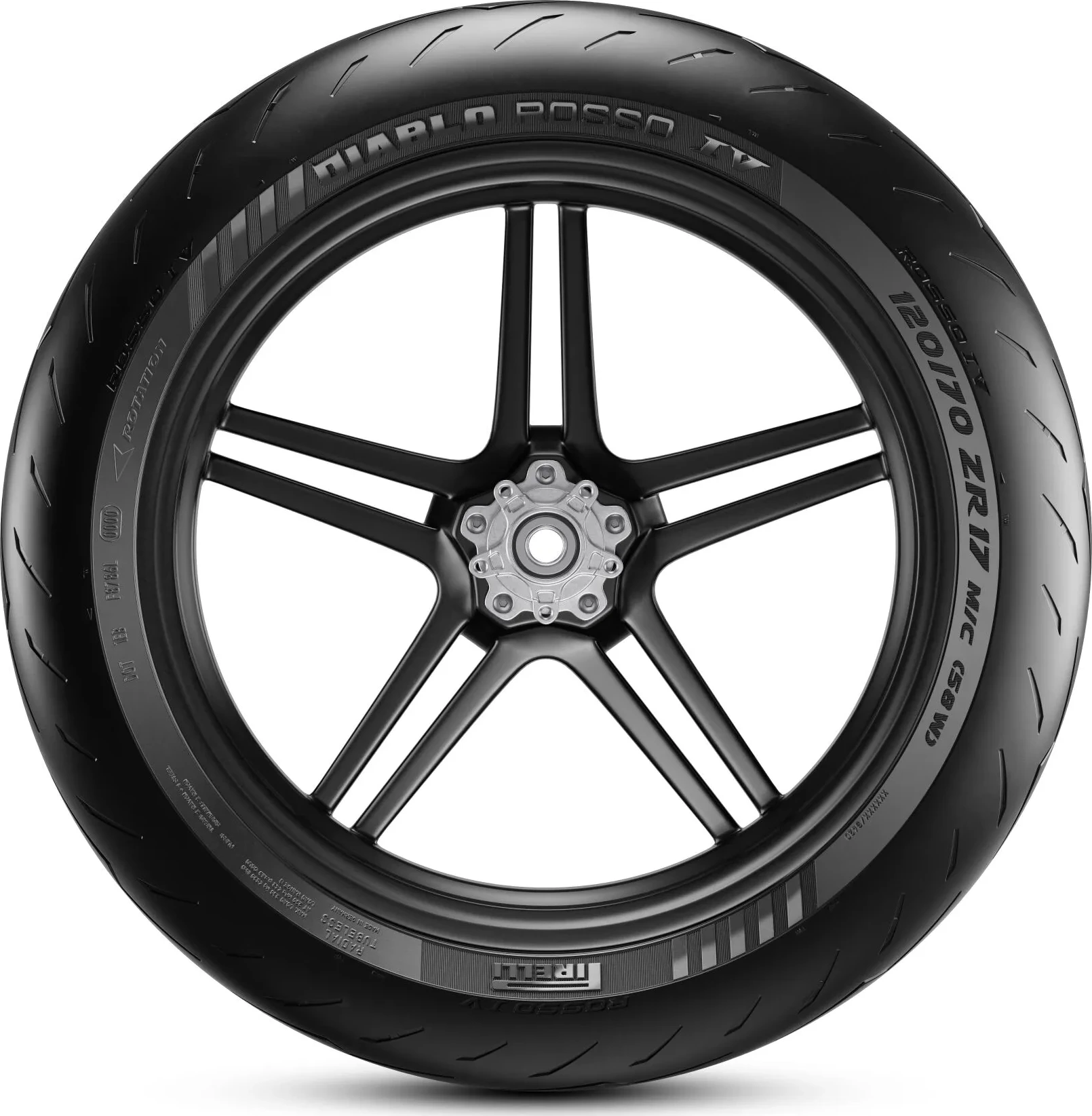 DIABLO ROSSO SPORT 110/70 - 17 M/C 54S TL F/R