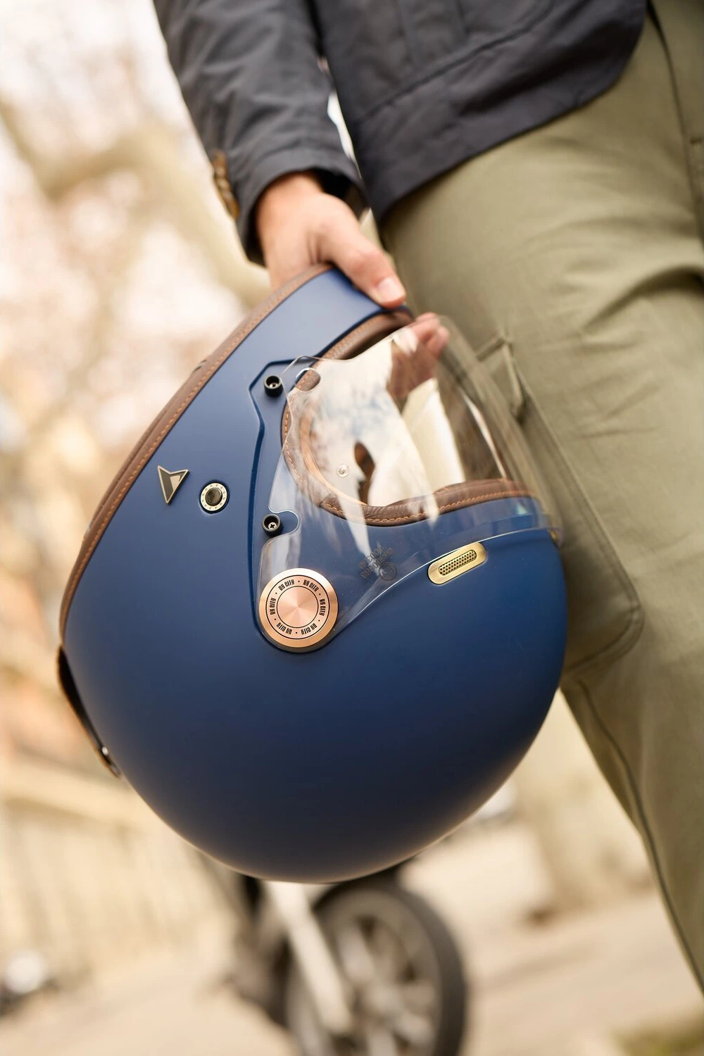 By City Roadster III helmet, Blue, XL, matt