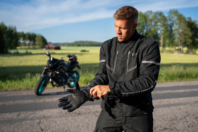 Lindstrands textile jacket Lomsen Black, 46
