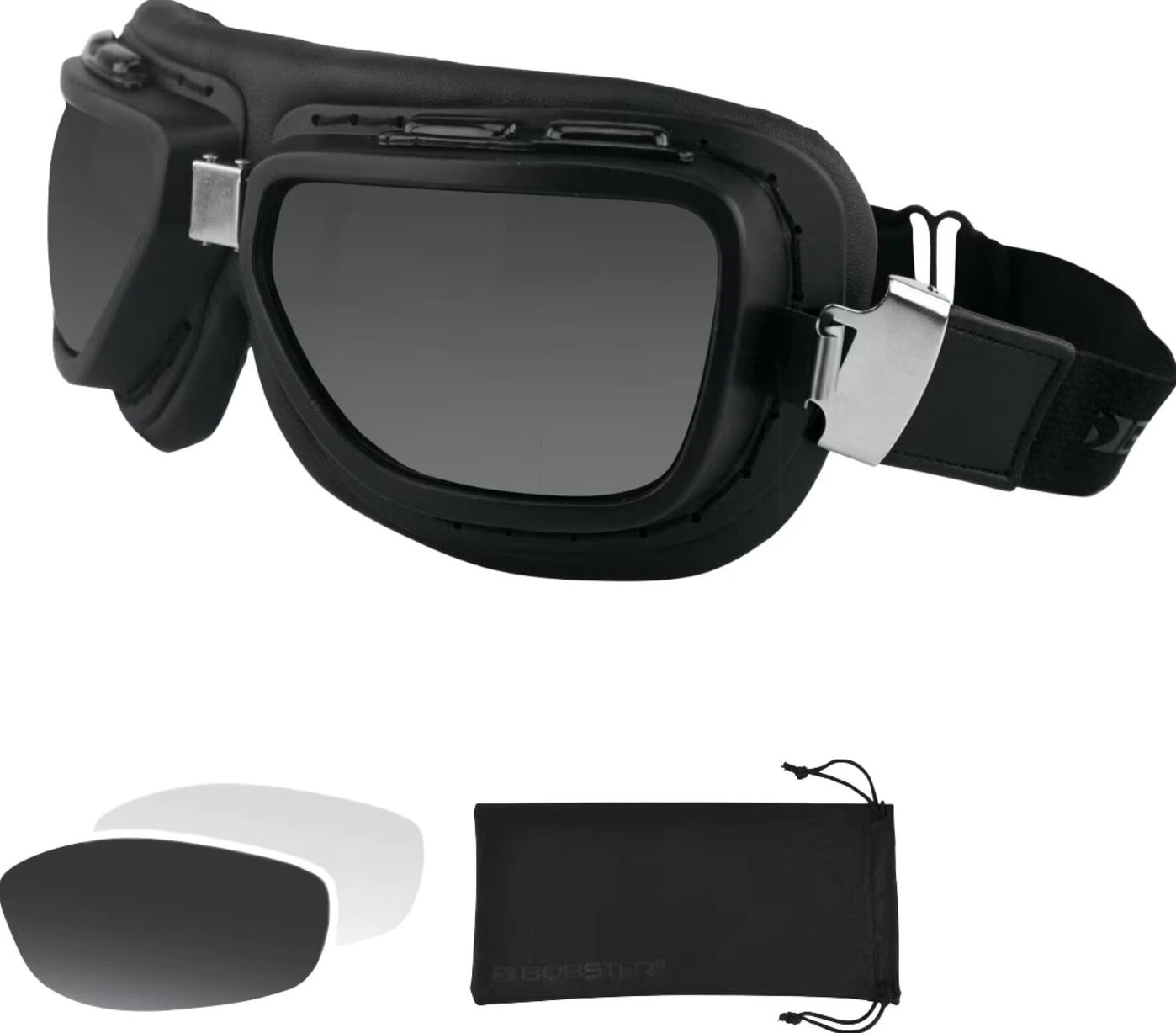 Bobster Pilot goggles, Black