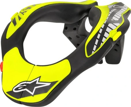 Alpinestars Necksupport Youth Black/Yellow one size