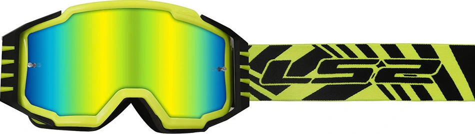 LS2 CHARGER PRO GOGGLE - H-V Yellow/Iridium Visor