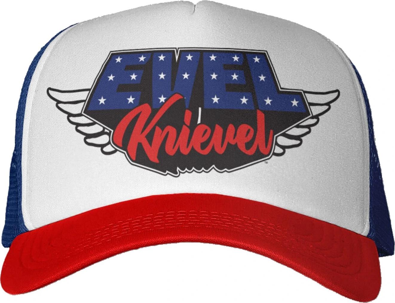 Evel Knievel - American Daredevil Trucker Cap, Blue