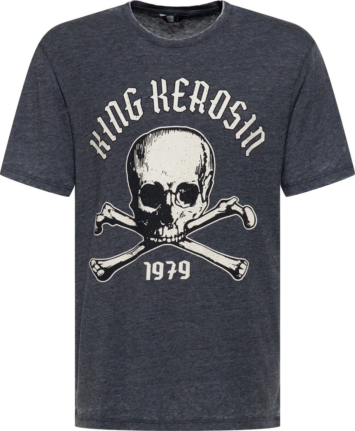 King Kerosin Skull 1979 t-shirt, anthracite Gray, 2XL