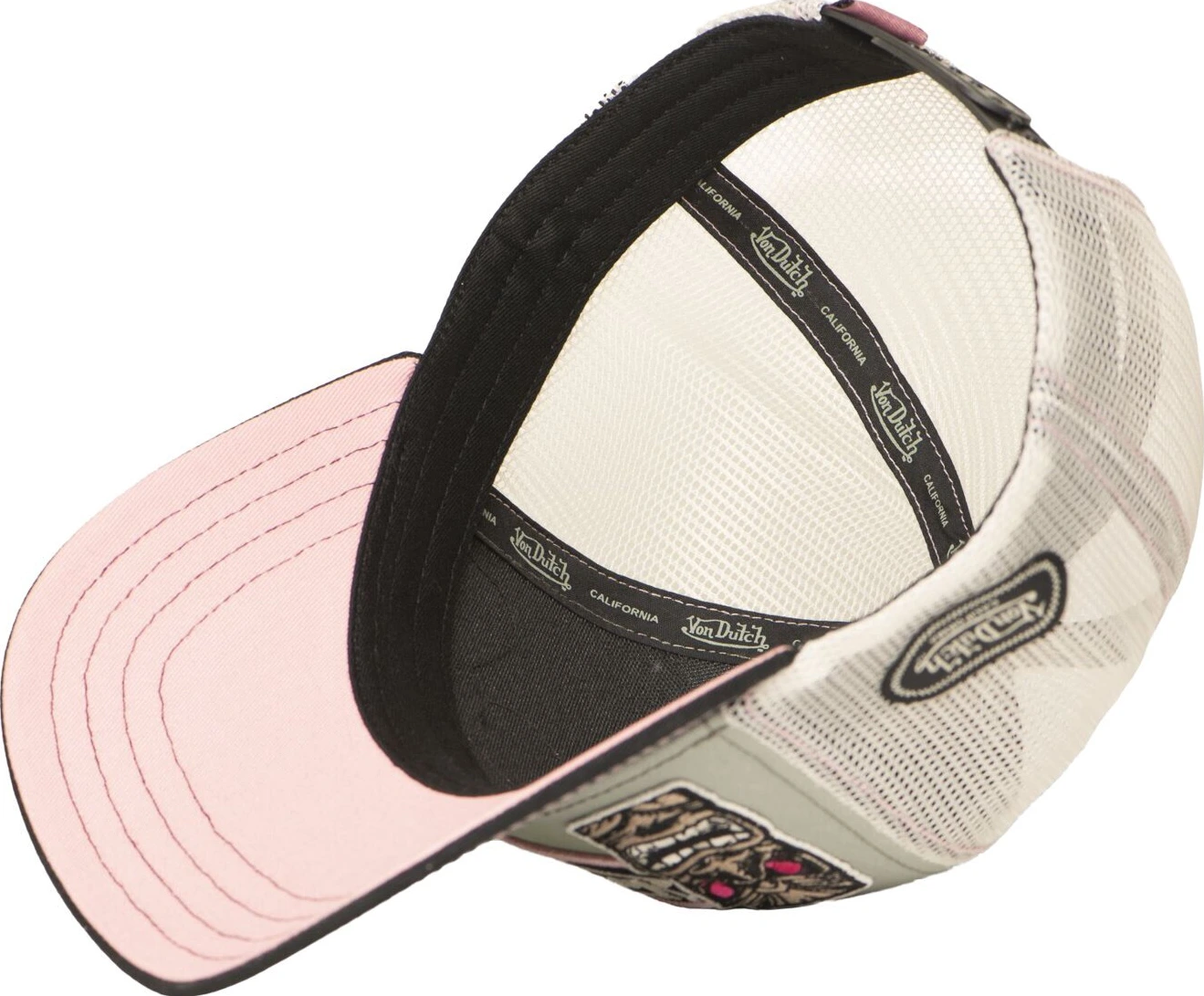 Von Dutch Trucker cap patches 13, Cream